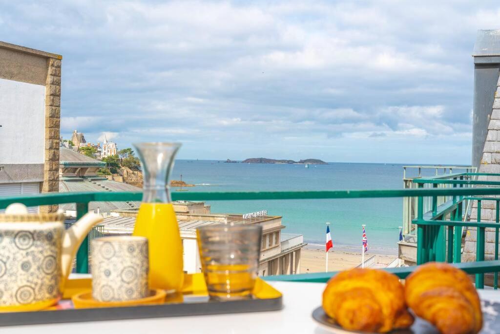 Studio Vue Mer En Centre-Ville Dinard Buitenkant foto